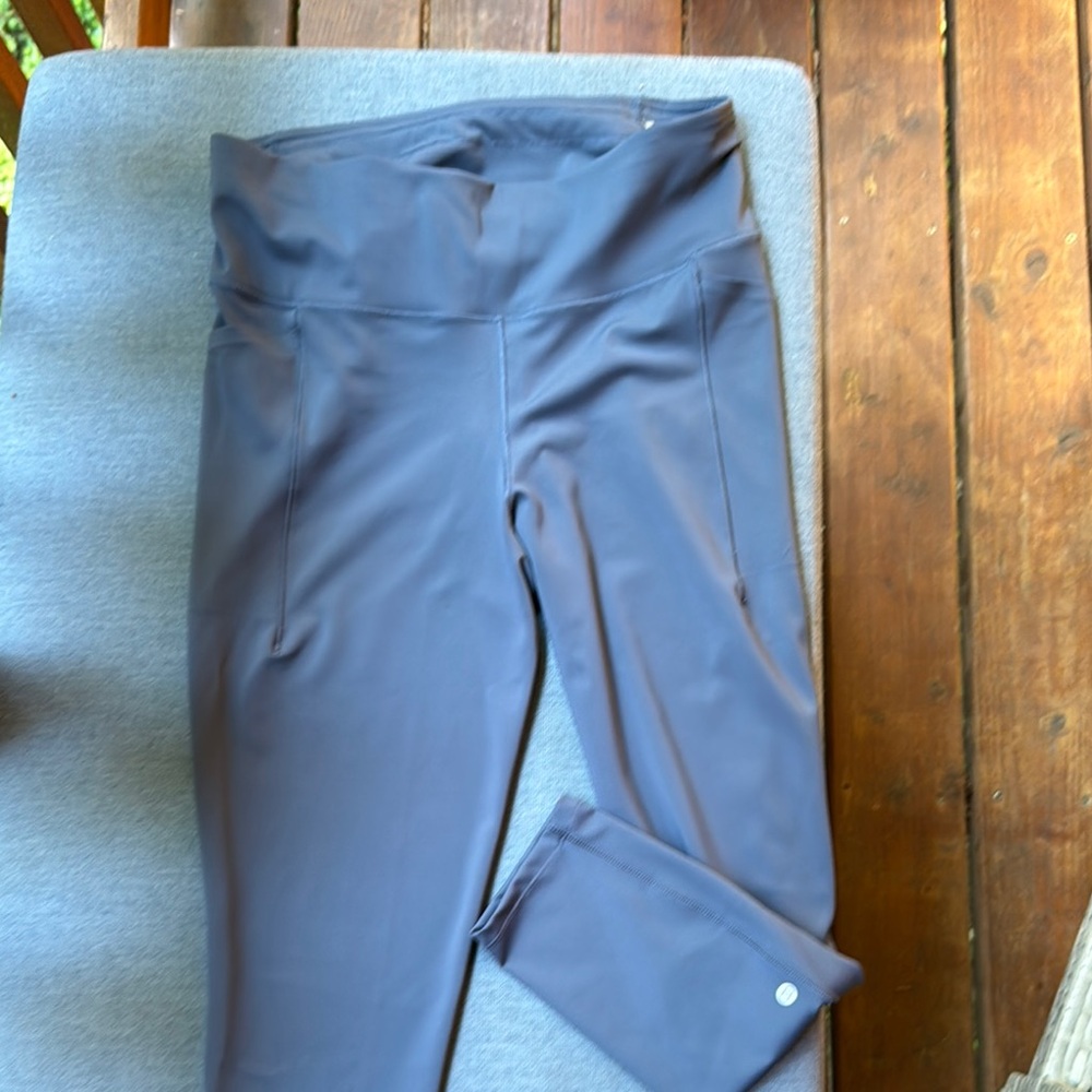 Teal High-Waisted Leggings by Calia